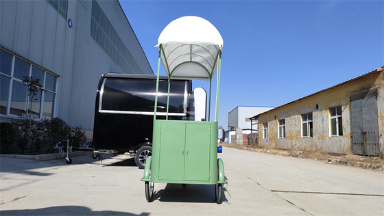 China Leverancier Kleurrijke straat mobiele voedselkar van hoge kwaliteit fastfood vrachtwagen hot sale food trailer koffie fietskar