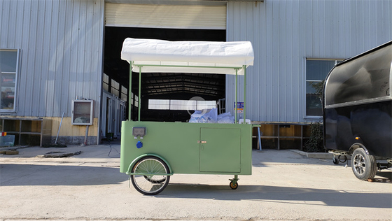 China Leverancier Kleurrijke straat mobiele voedselkar van hoge kwaliteit fastfood vrachtwagen hot sale food trailer koffie fietskar