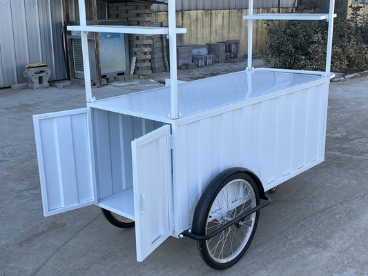 Aanpassen van kleur grootte IJs Cream Push Wagens Fast Food trollie voor promotie hamburger verkopen