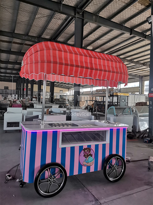 Mobiele voeding snack ijs winkelmandje te koop