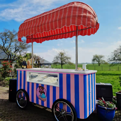 Mobiele voeding snack ijs winkelmandje te koop