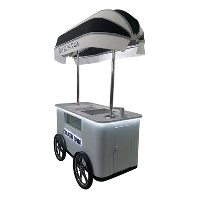 Herfst populaire straat applicatie Gelato Cart Italiaanse ijsmandje met CE