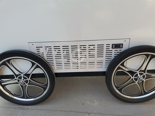 Fabrieksprijs Italiaanse ijswagen ijs pushing cart