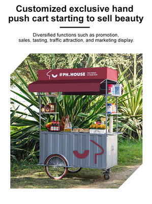 Cargo Bike Coffee Cart Mobiele driewieler voor het verkopen van dranken