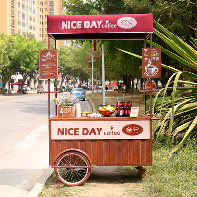 Mobile Coffee Emporium De ultieme Pedal Cart keuken ervaring