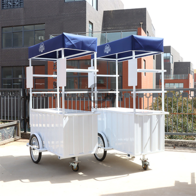 Koffie driewiel push cart draagbare drank oplossing voor mobiele ondernemers