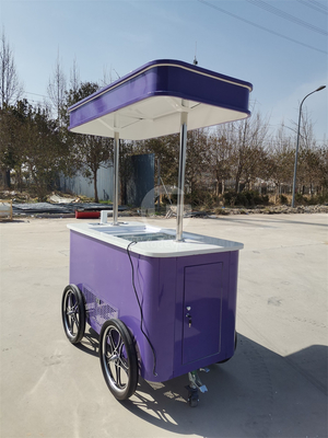 ijsmachine ijswagen met wielen ijswagen voor buiten met CE-goedkeuring