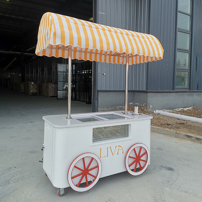 IJsschepen op het strand IJsschepen met koelkast
