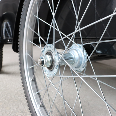 Road Wheel Bike Voedselmandje IJscreme Push Cart 2200*860*2400mm