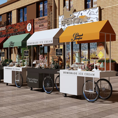 Makkelijk te bedienen fietscrepe trailer voor milieubewuste snoep Multifunctionele