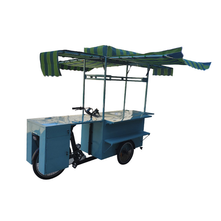 Europe Standard Food Tricycle Bike Tricycle Mobile Food Cart voor een hoge productiviteit