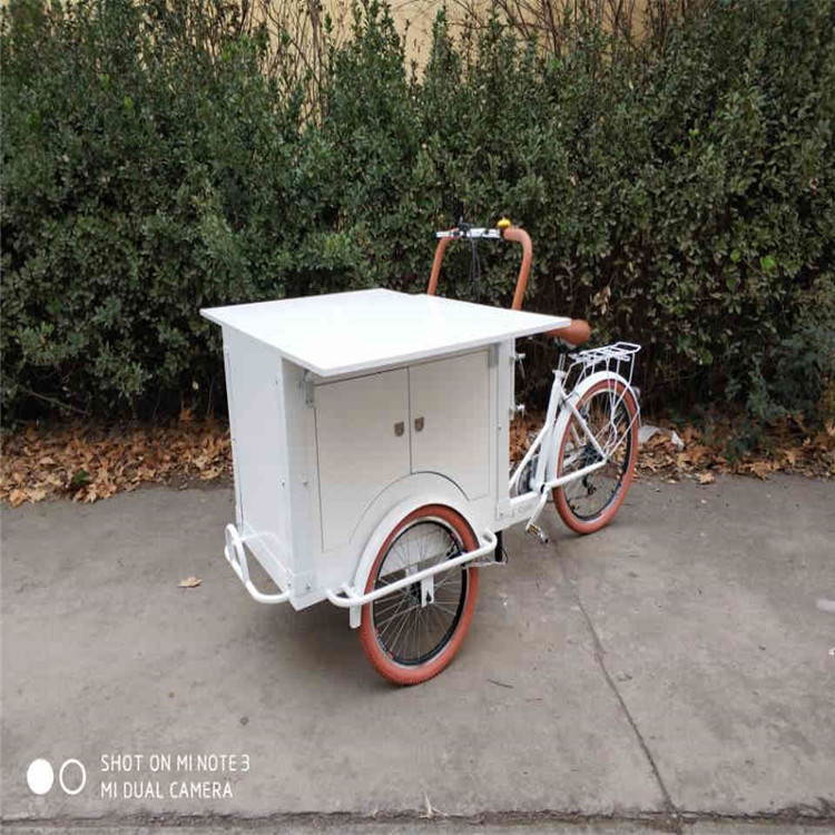 Hoge productiviteit aangepaste driewieler koffie voedsel fiets voor de productie van voedingsmiddelen