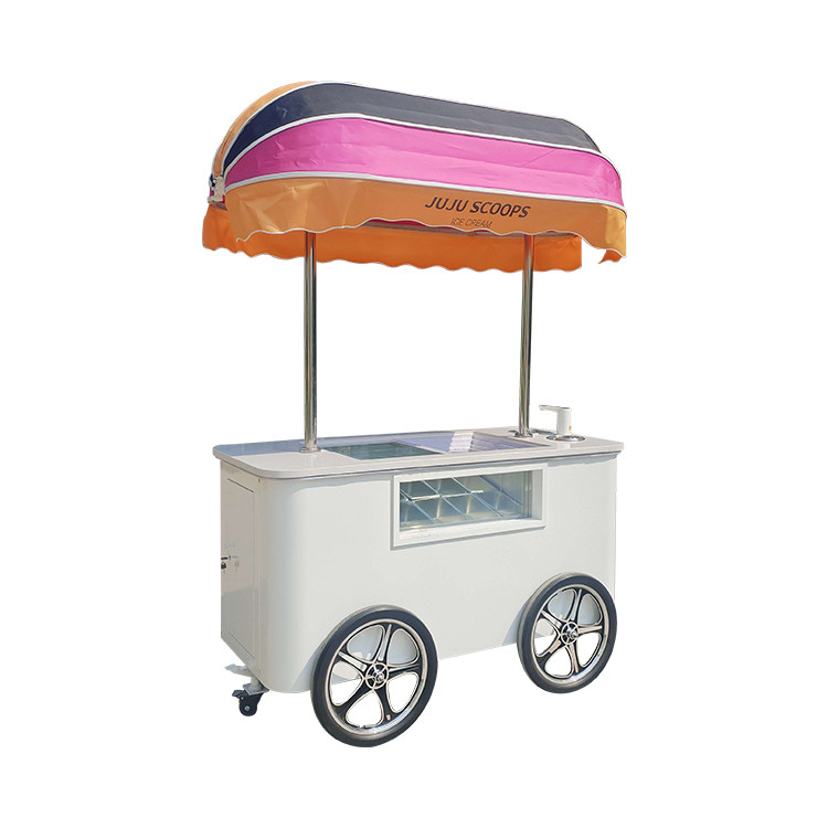 fabriek rechtstreeks verkoop op maat gelato karretje ijs ijs koud steen ijs karretje