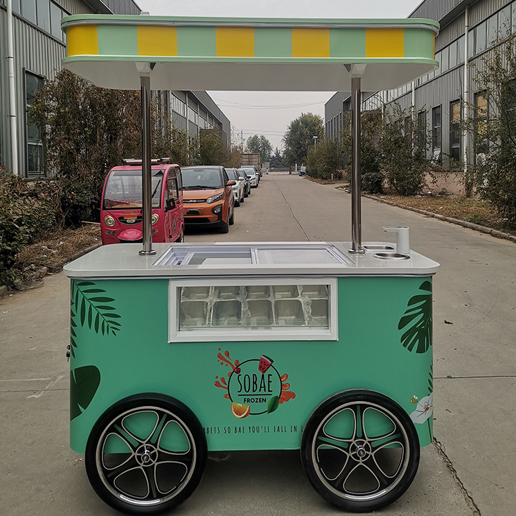 2023 Nieuw type Italiaanse ijswagen driewielers met machine ijsfiets