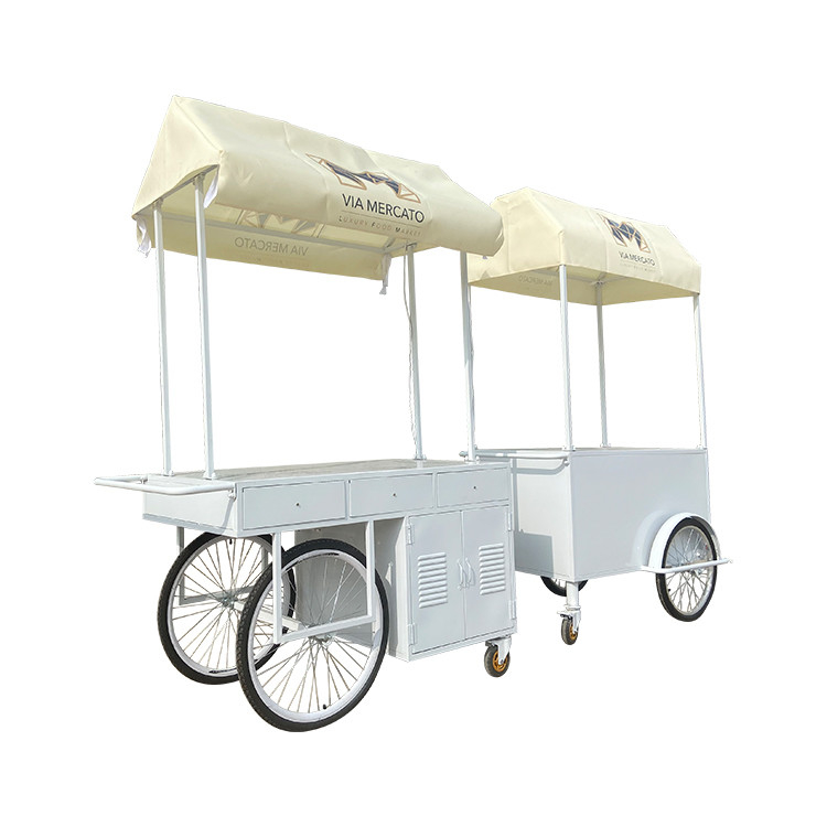 Mobiele Hot Dog Street Food Cart IJscreme Goedkope Food Trailer Australië Standard te koop